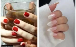 Frosted Metallics / Chic Nail Inspiration: Embrace Fall 2023's Hottest Nail Trends