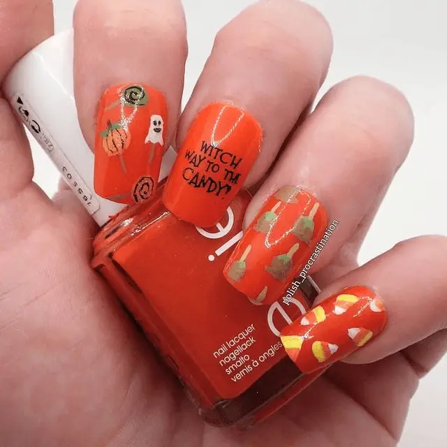 Trick-or-Treat Nails
