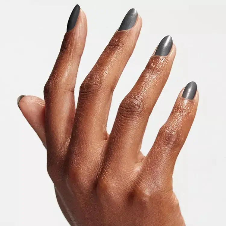 Gunmetal Gray / Chic Nail Inspiration: Embrace Fall 2023's Hottest Nail Trends