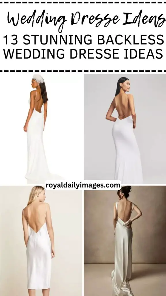 13 Stunning Backless Wedding Dresse Ideas for the Bold Bride