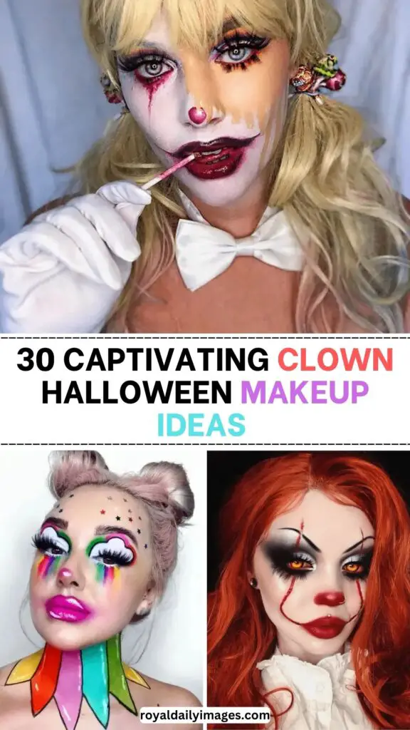 30 Captivating Clown Halloween Makeup Ideas for a Spooky Transformation