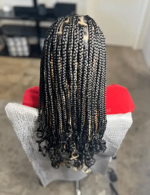 Mix Highlight Knotless Braids