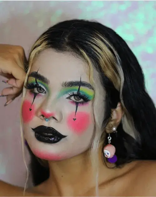 Scary Clown Makeup For Halloween