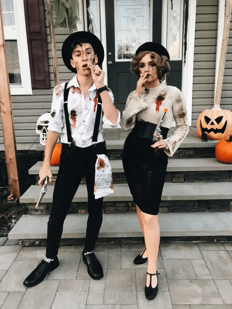 Dead Bonnie and Clyde Couples Halloween Costume