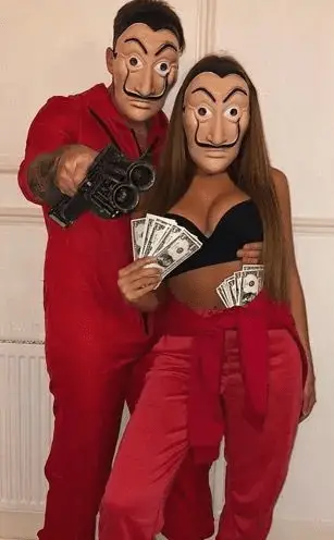 Red Jumpsuit Purge Couples Costume