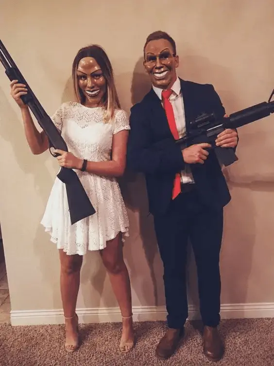 Smart Purge Couples Halloween Costume