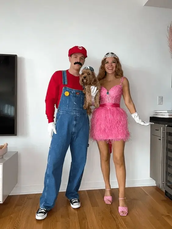 Mario, Luigi & Princess Peach Costume Ideas