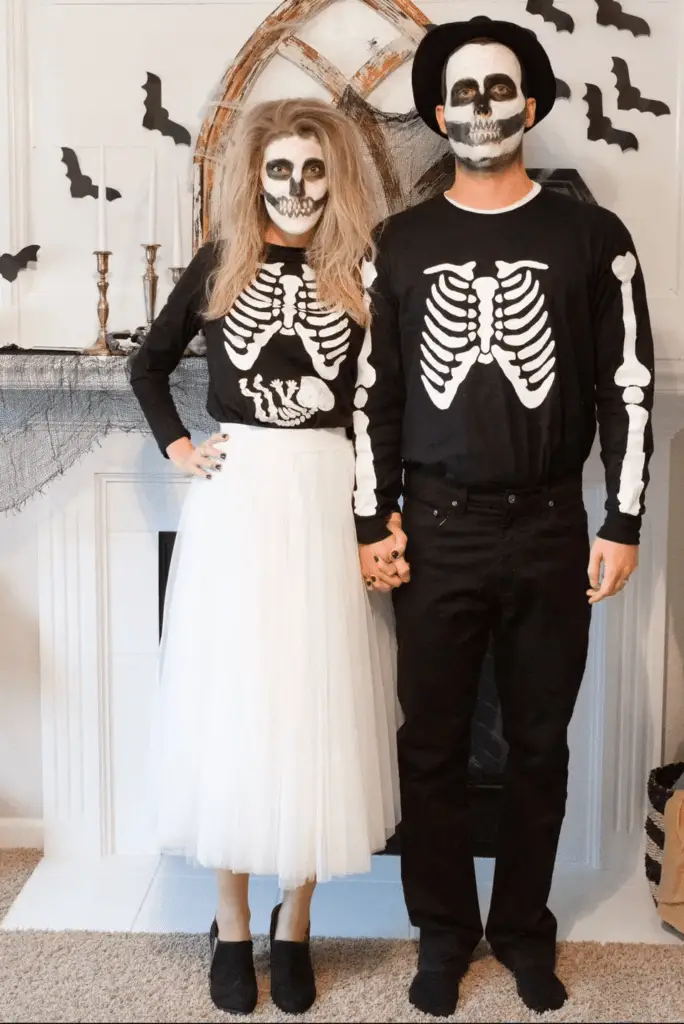 Skeletons Couples Halloween Costume