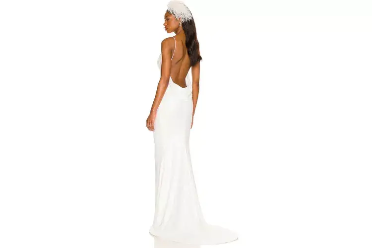 Backless Wedding Dresse: Katie May All a Dream Micro Sequin Gown