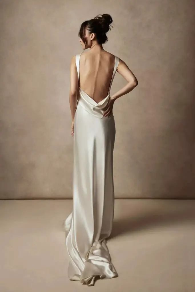 Glamorous Backless Wedding Dresse: Danielle Frankel Charlie Gown