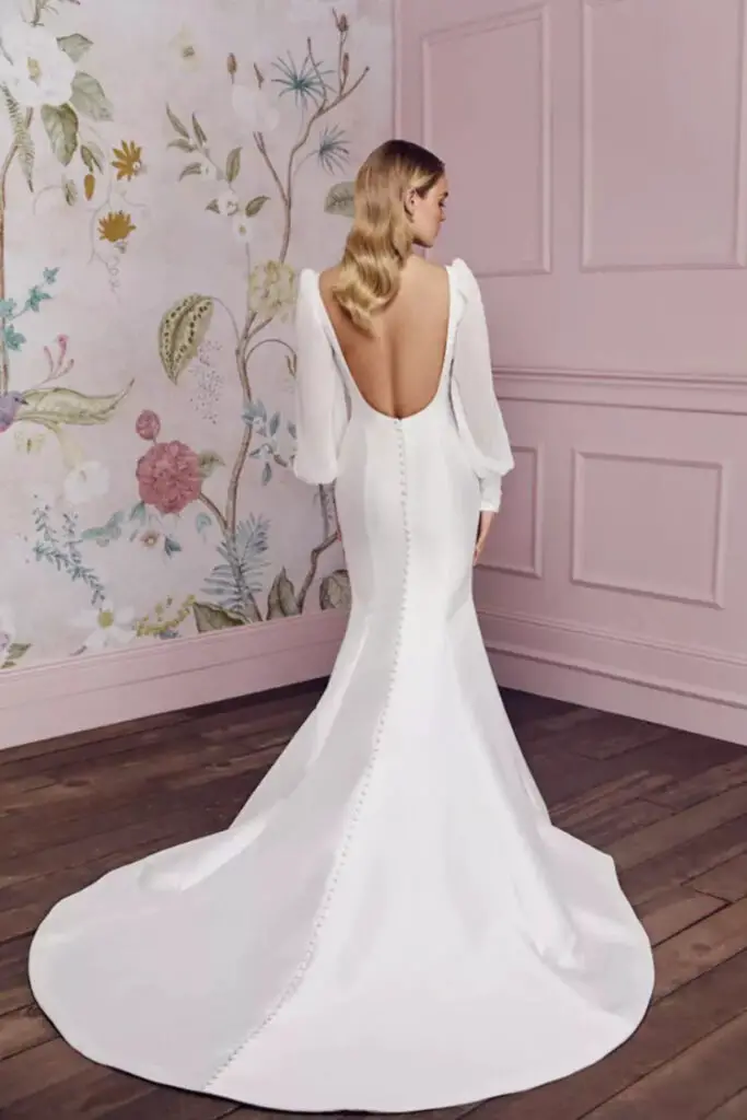 Best Sleeves: Backless Wedding Dresse Ideas Anne Barge Alys Gown