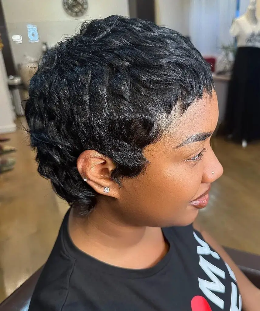 Funky Micro Pixie Mullet