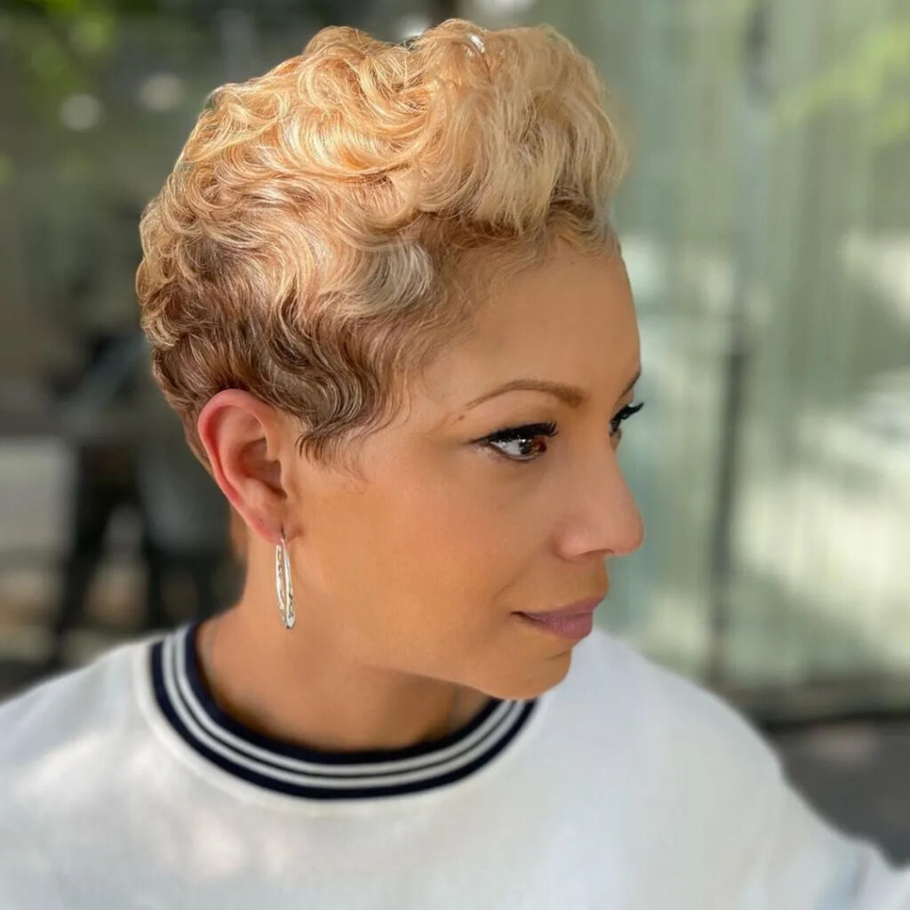 Short Pixie with Volume on Top