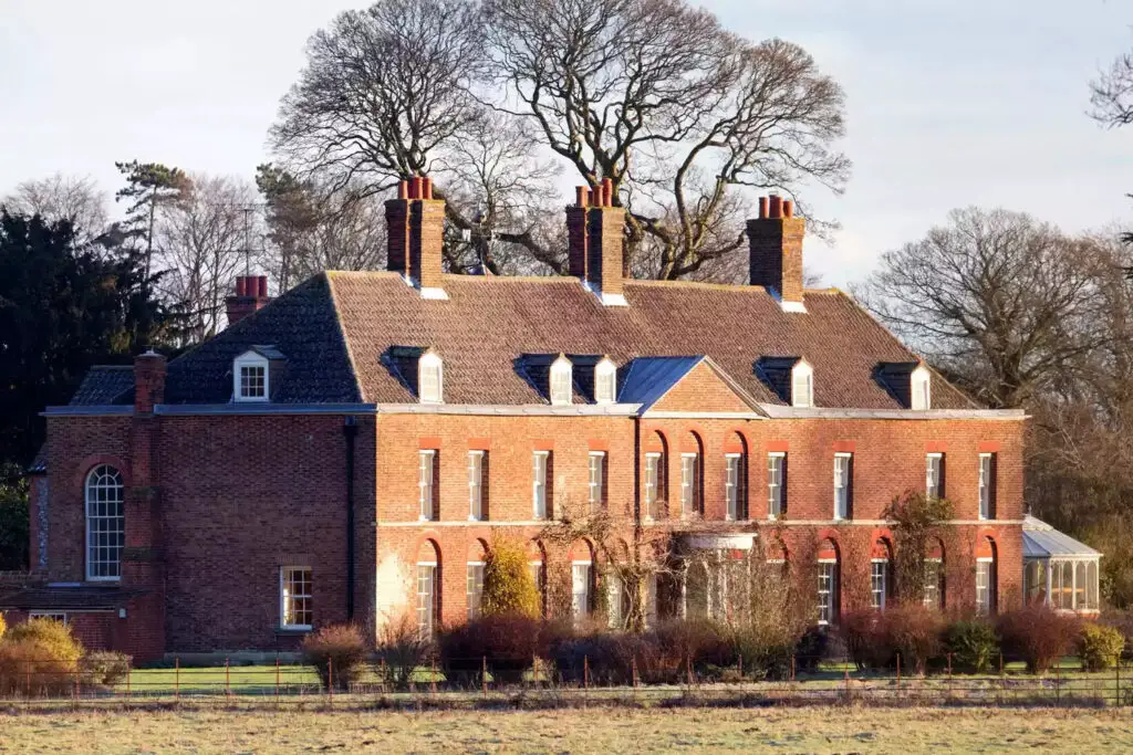 Anmer Hall in Norfolk, Prince William and Kate Middleton's country home about 110 miles from London. INDIGO/GETTY