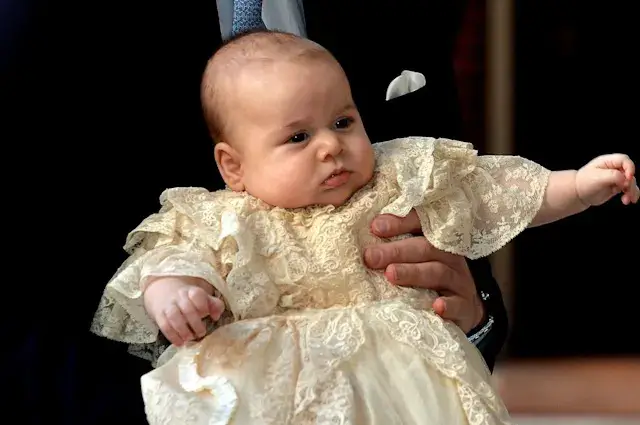 George was christened at the Chapel Royal at St James's Palace © Getty