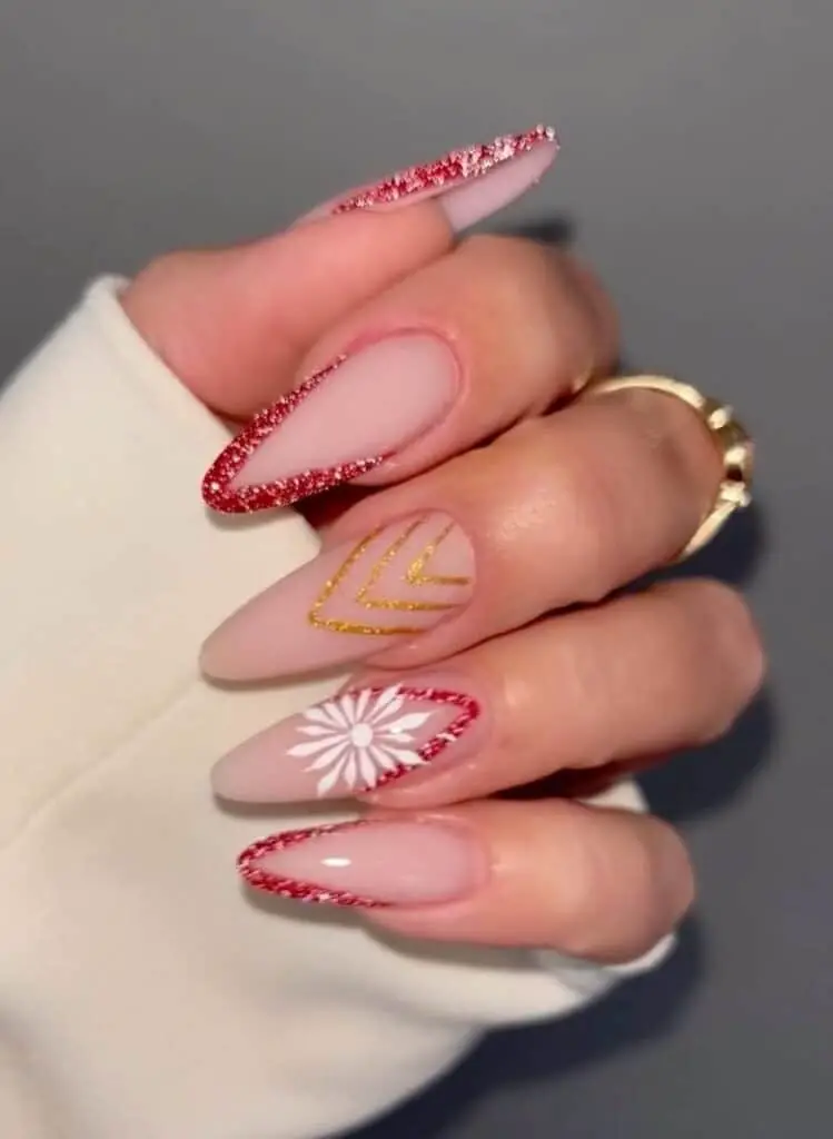 Geometric Lines and Snowflakes