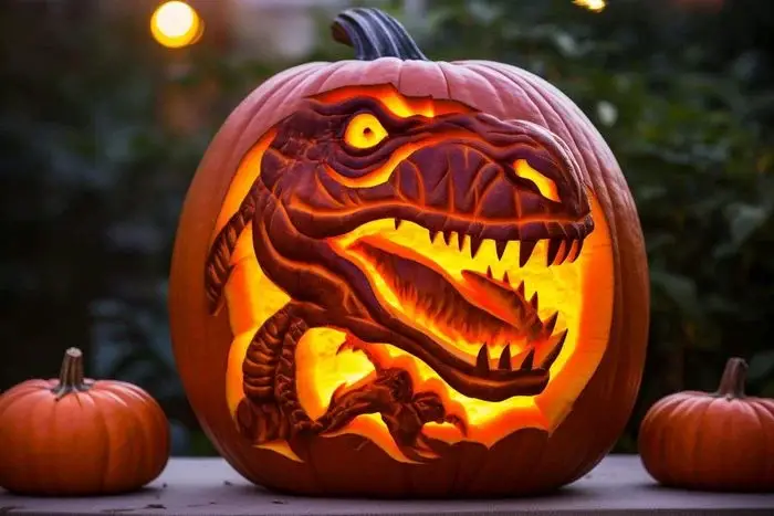 Dinosaur Pumpkin