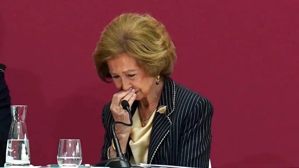 Queen Sofia of Spain breaks down in tears ahead of Princess Leonor's milestone moment