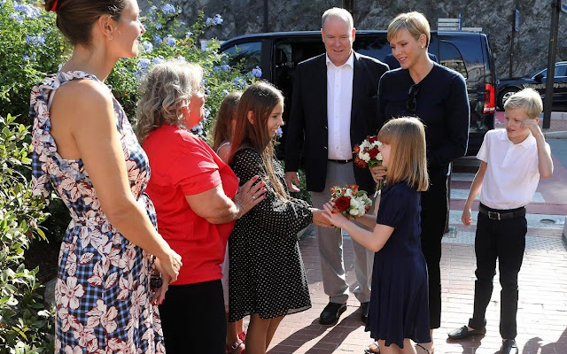 Prince Albert, Princess Charlene, Crown Prince Jacques and Princess Gabriella attended the 2nd Smile Day