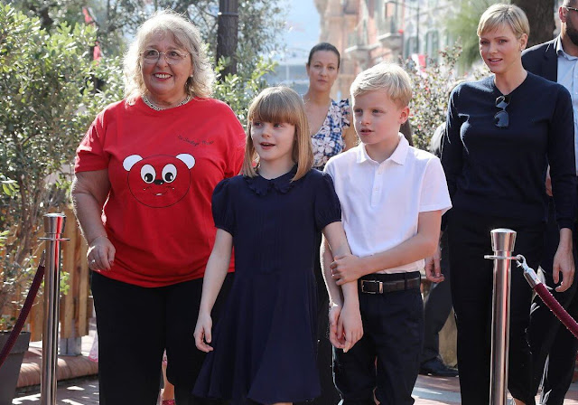 Prince Albert, Princess Charlene, Crown Prince Jacques and Princess Gabriella attended the 2nd Smile Day