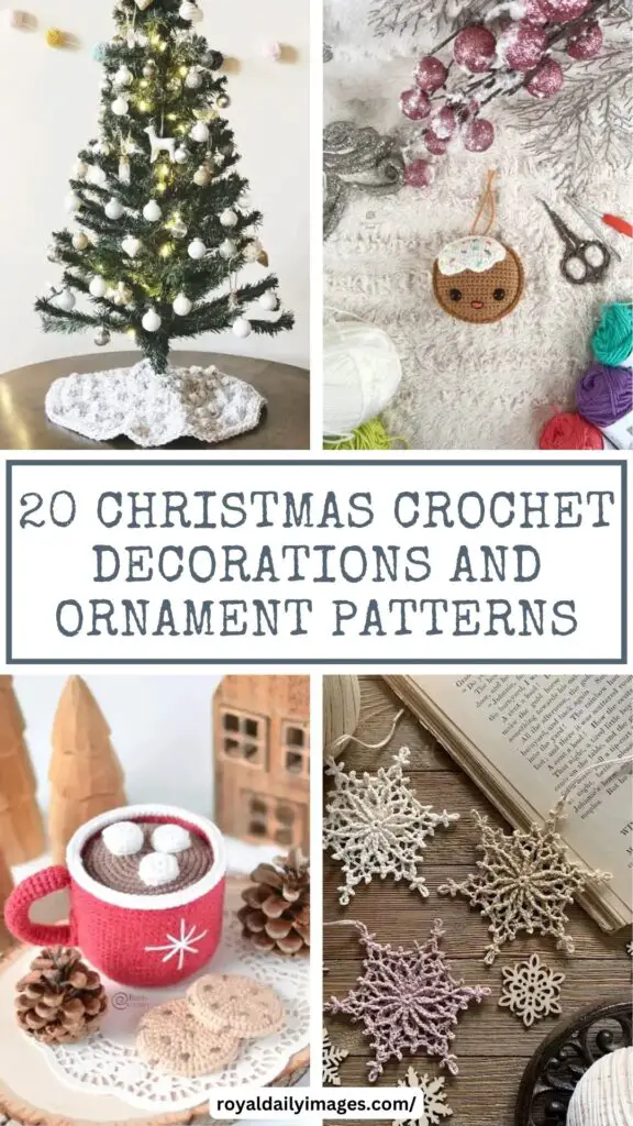 20 Festive Christmas Crochet Patterns for Decorations and Ornaments