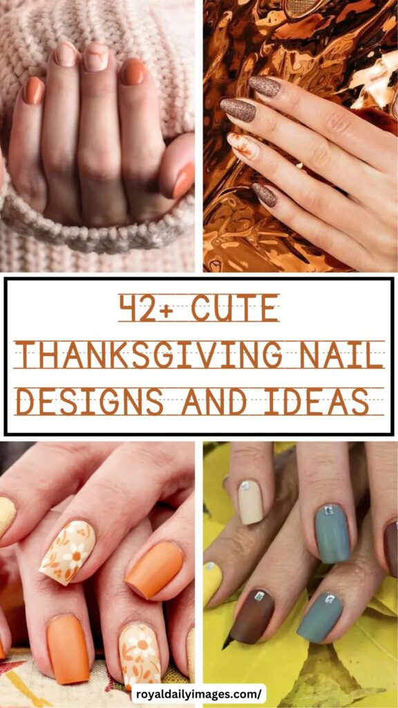 42+ Cute Thanksgiving Nail Designs and Ideas 2023