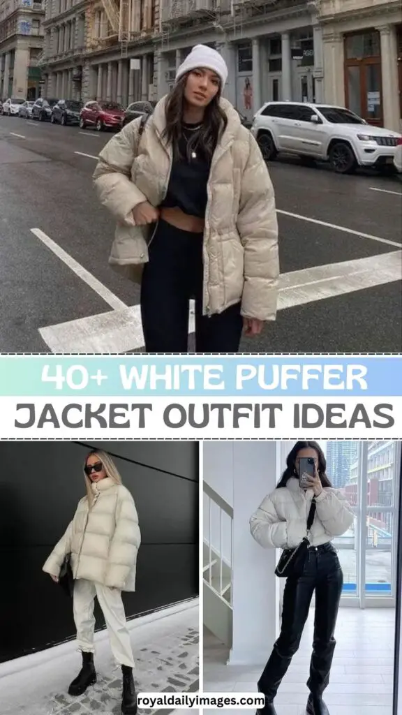 Elevate Your Style: 40+ White Puffer Jacket Outfit Ideas for Women in 2023