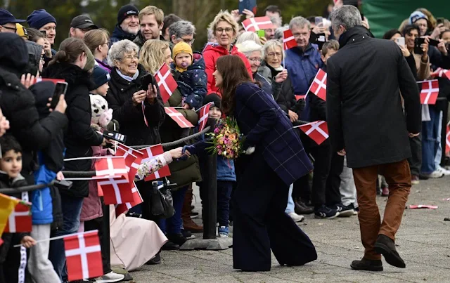 Crown Princess Mary wore a Reversible coat by Massimo Dutti. Princess Isabella. Crown Prince Couple's Awards 2023