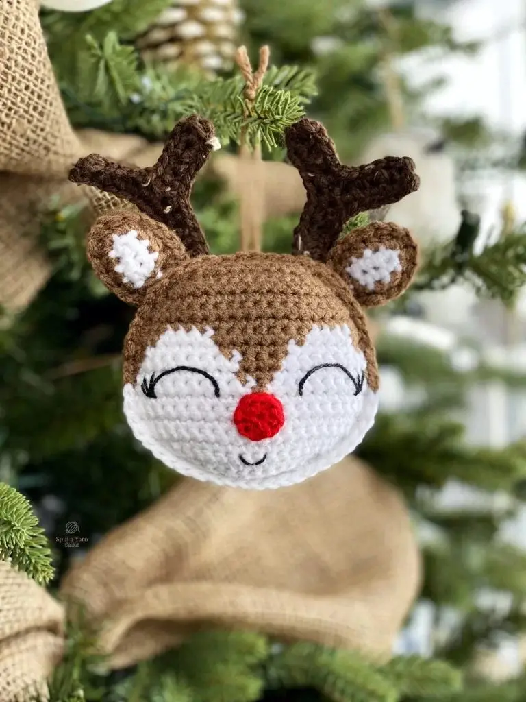 Rudolph the Red Nosed Reindeer Amigurumi Ornament: A Delightful Addition