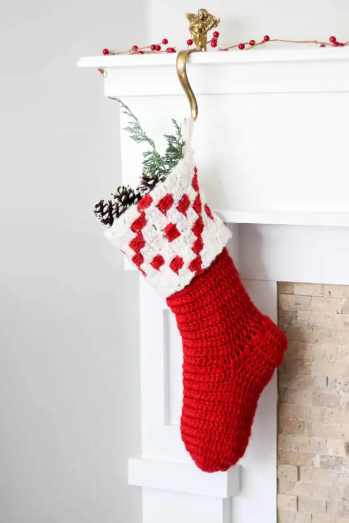 Handcrafted Elegance: Nordic Crochet Christmas Stocking Pattern