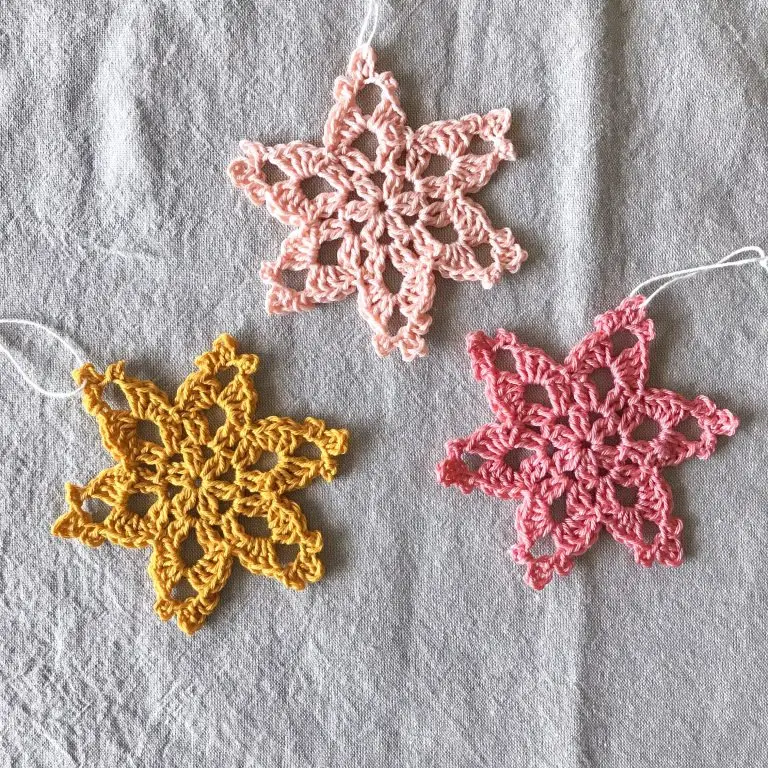 Elevate Your Decor with the Starflower Crochet Snowflake Pattern