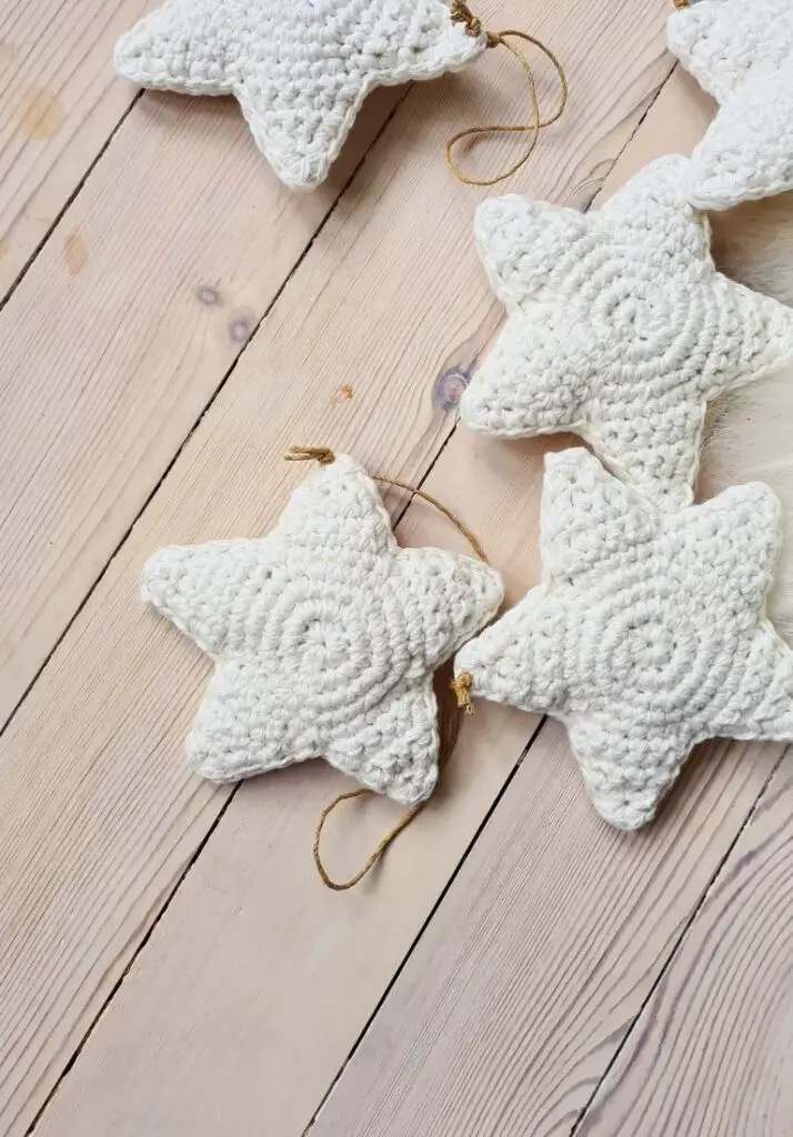 Shine Bright with a Crochet Star Ornament for Your Tree