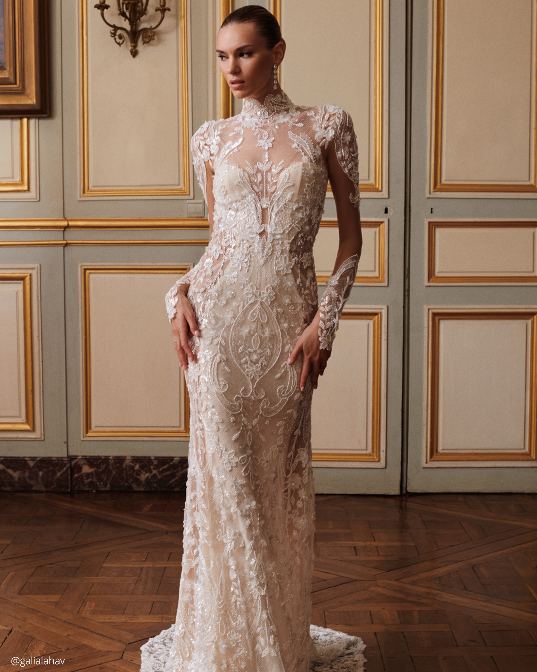 sexy wedding dresses ideas sheath lace with illusion sleeves galialahav