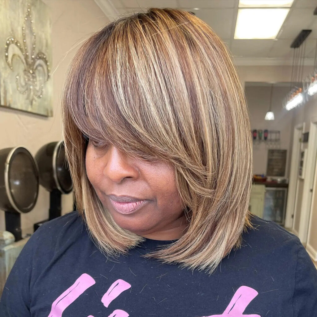 Bronde Balayage Bliss in the Relaxed Bob