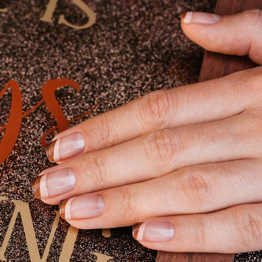 Multi-Colored French Tip Manicure for a Festive Touch