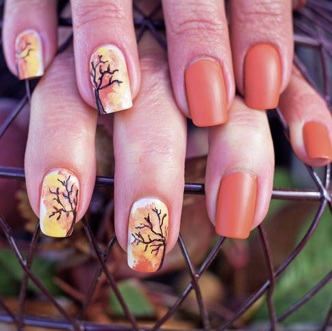 Fall Foliage Thanksgiving Nails: Capturing the Essence of Autumn