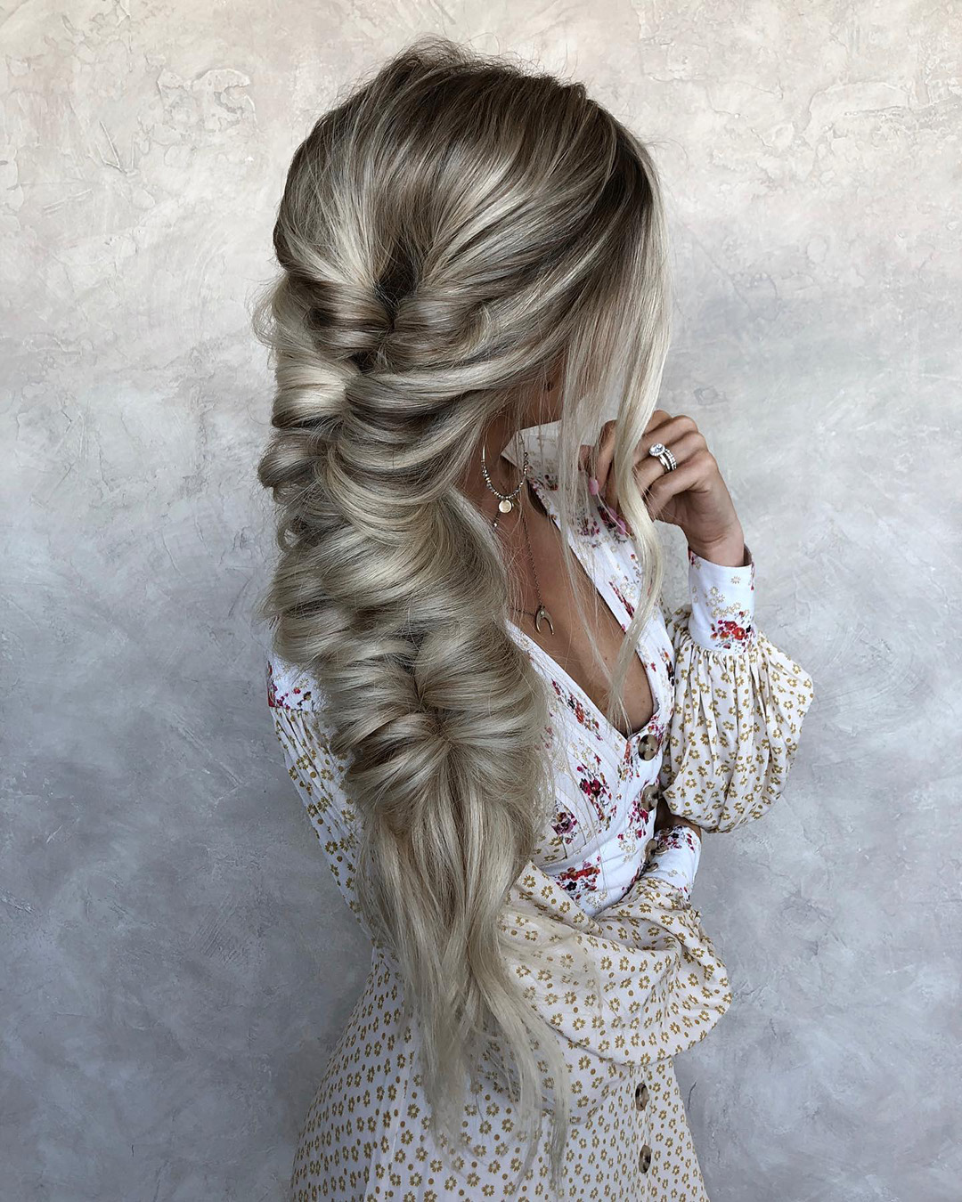 boho wedding hairstyles side swept long taylor_lamb_hair