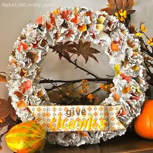 Unique DIY Thanksgiving Wreath Ideas