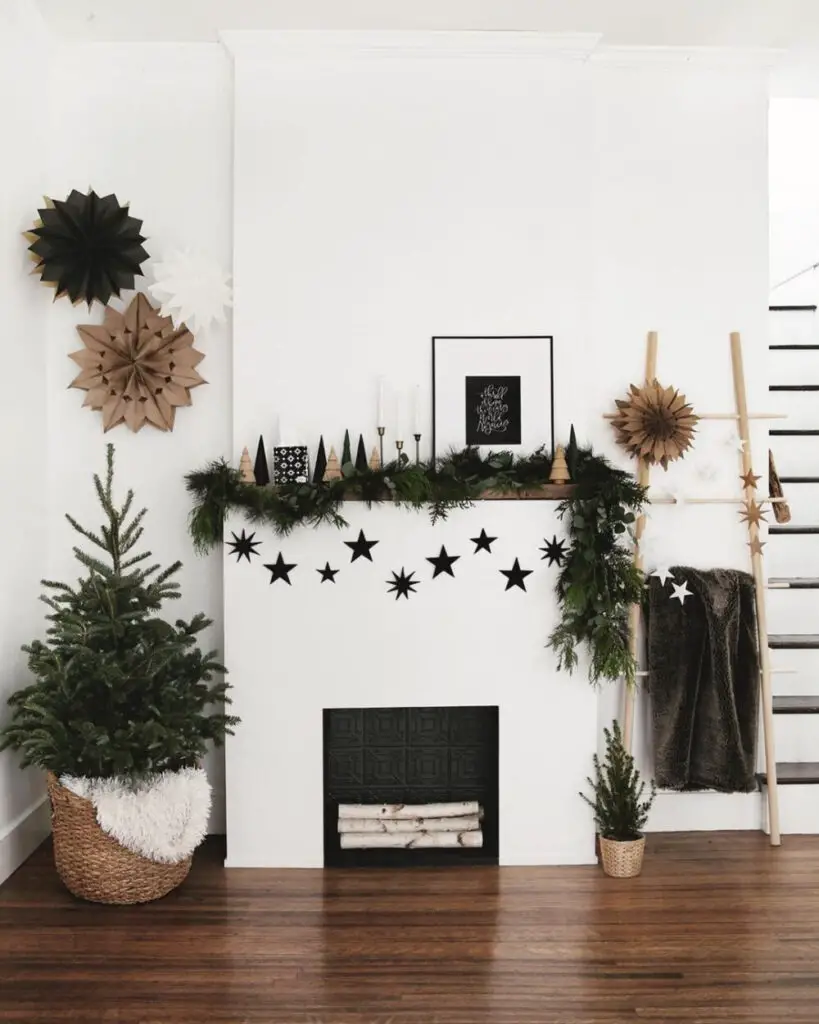Crafty Creations: DIY Cardboard Stars for Your Christmas Mantel