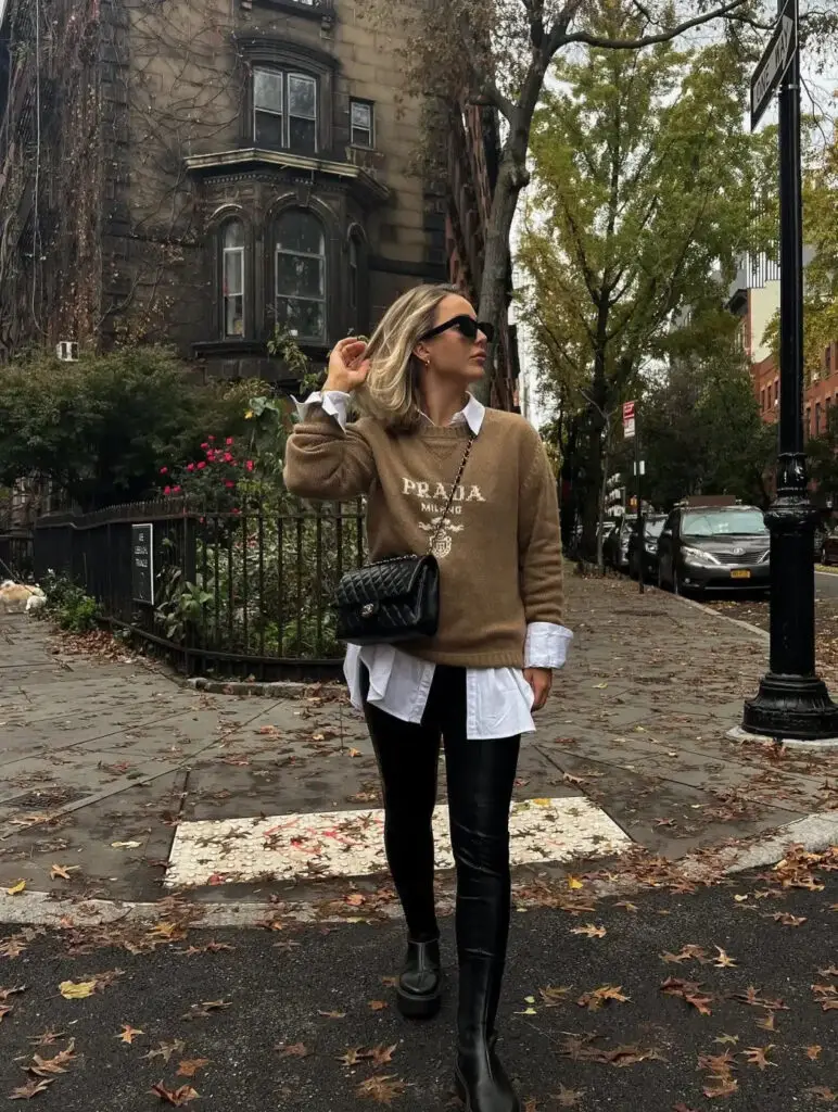 Leather Leggings and Chelsea Boots: Edgy Fall Style Tips