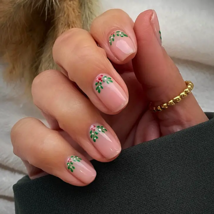 Festive Cuffs Nail Art Ideas by Lindsey for a Stylish Holiday