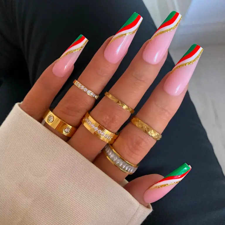 Festive Edges Nail Art Inspiration by Charlotte