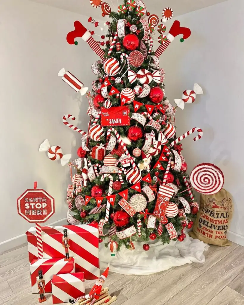 Sweeten Your Holiday: Creative Candy Cane Christmas Tree Ideas