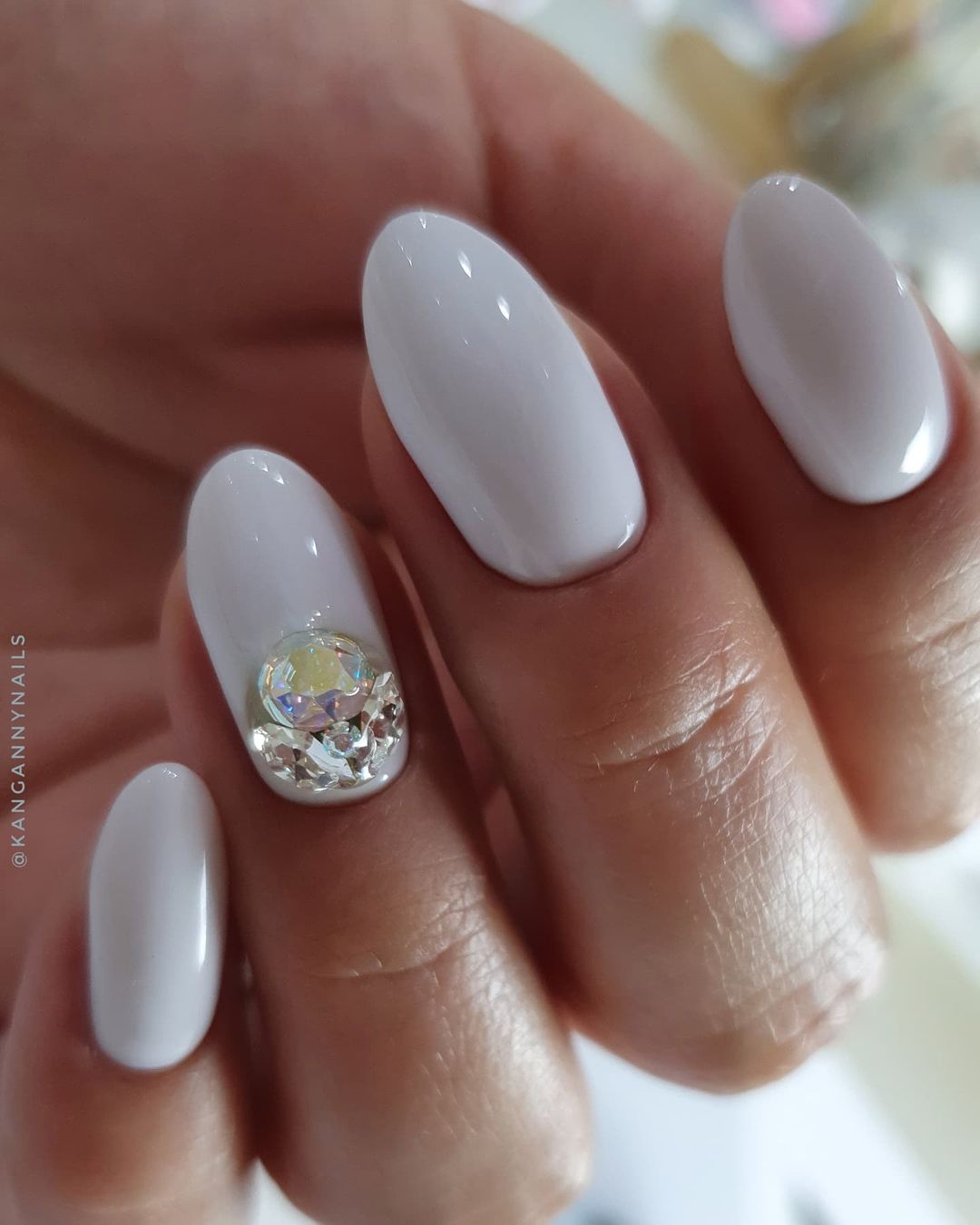 Wedding Nail Ideas 2024 /nail ideas for wedding white