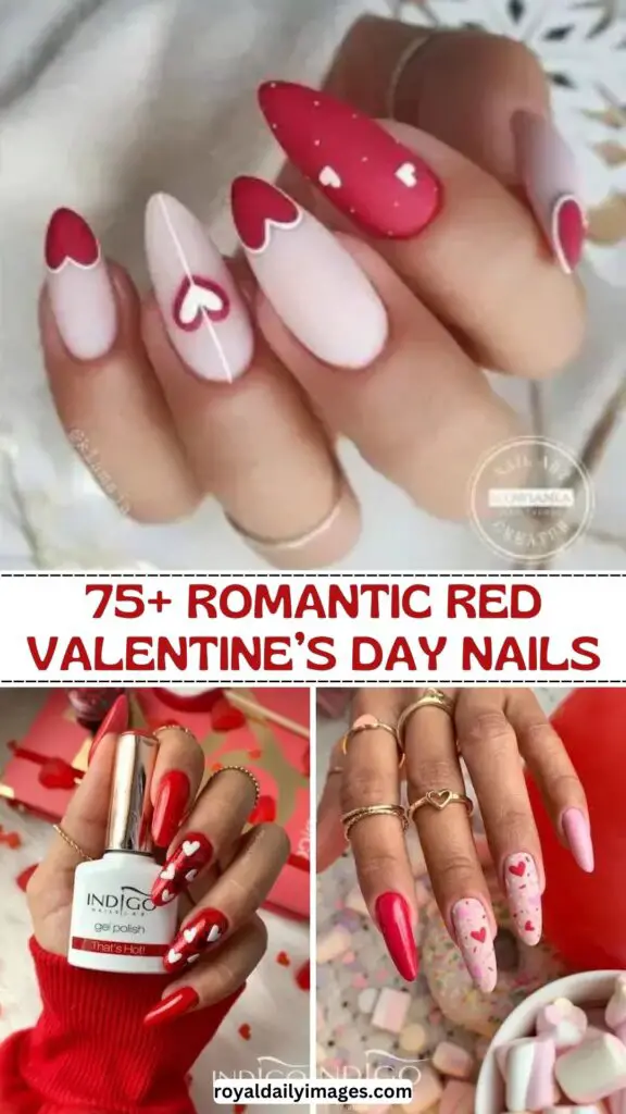 Top 75+ Romantic Red Valentine's Day Nail Ideas [2024] for a Hot and Trendy Look