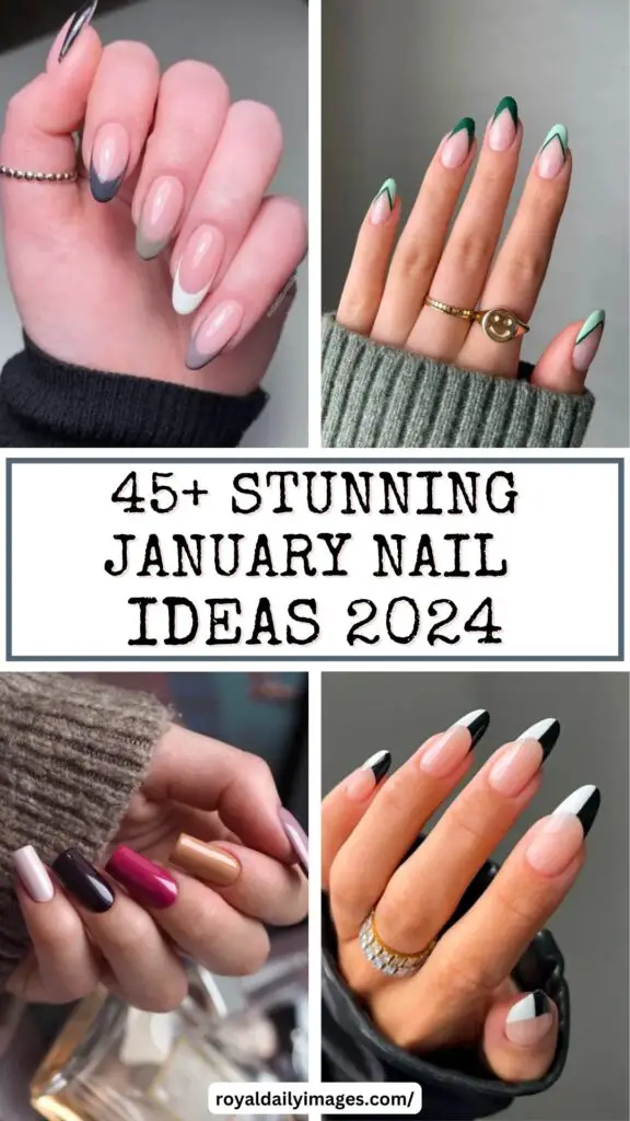 45+ Stunning January Nail ideas 2024 for Your Monthly Mani Inspiration