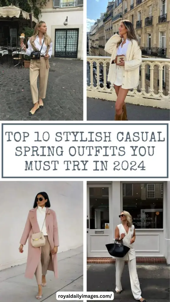 Top 10 Stylish Casual Spring Outfits You Must Try in 2024