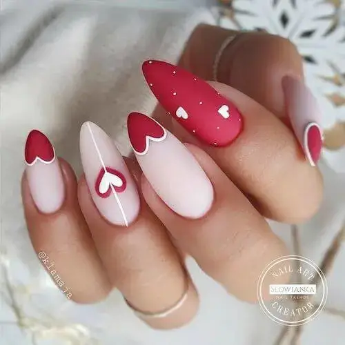 Matte Red Valentine's Day Nail Ideas: Timeless Elegance with a Modern Twist