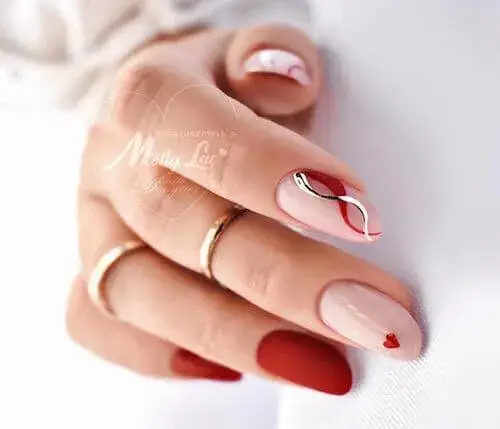 Romantic Red Valentine's Day Nail Ideas [2024] for a Hot and Trendy Look