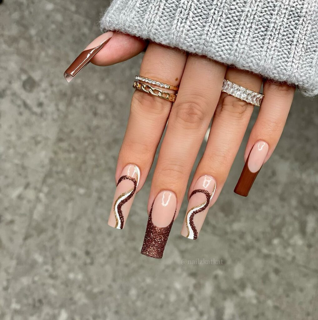 Indulge in Hot Chocolate Nails: Cozy and Chic